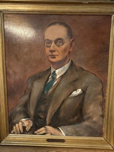 Hans EKEGÅRDH — Portrait de Ivar Hellström, vers 1955