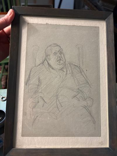 Attribué à Roland KEMPE — Portrait de Gunnar Berndtson, directeur du cercle suédois à Paris