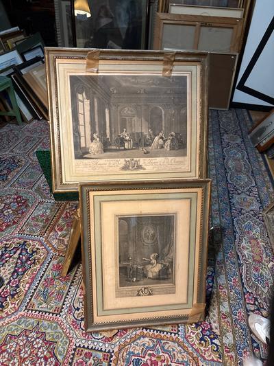 Niklas II Lavreince LAFRENSEN — L'assemblée au Salon La consolation de l’absence