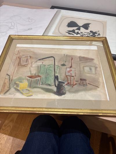 Robert PIKELNY — Intérieur d’atelier d’artiste