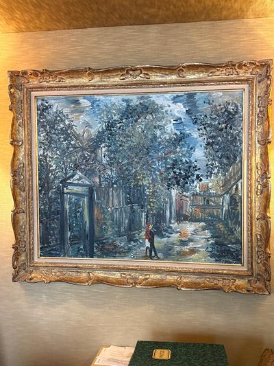 Émile Boyer (1877-1948 — Coin champêtre du moulin de la galette Montmartre