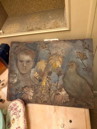 Henri Héraut — Jeune garçon et oiseaux