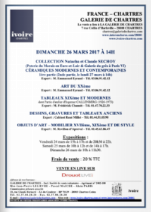 Galerie de Chartres, Ivoire enchères