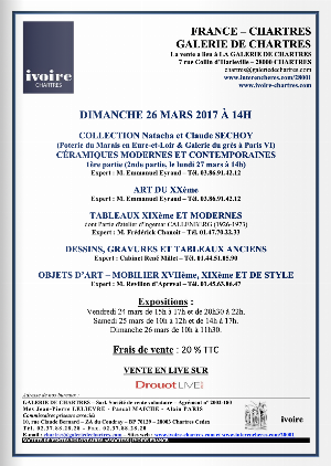 Galerie de Chartres, Ivoire enchères