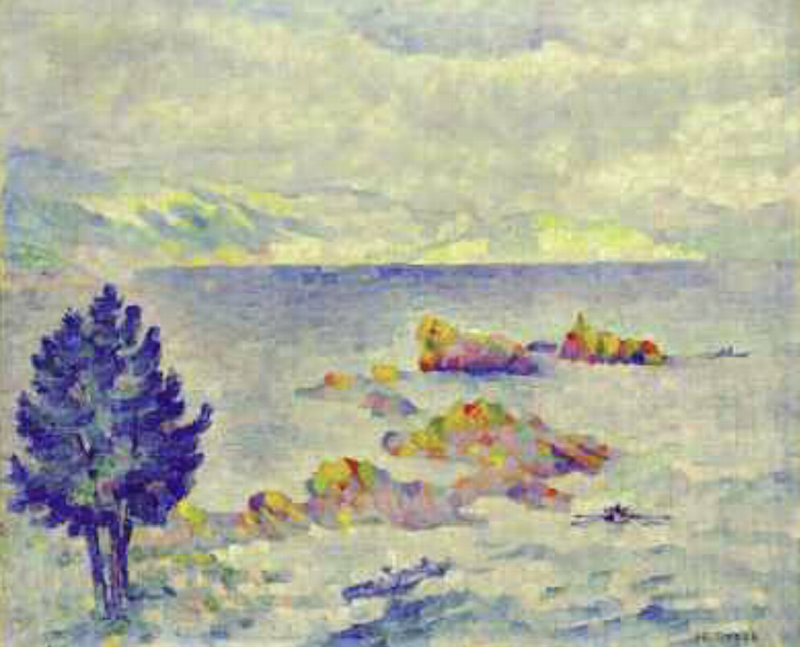 — Bateaux aux abords de rochers varois