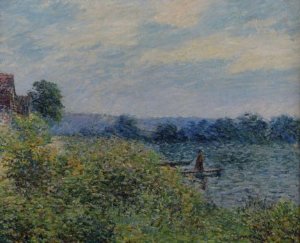 Bord de l'Eure, effet du matin