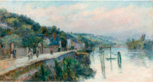 Bords de la Seine à Dieppedalle, environs de Rouen