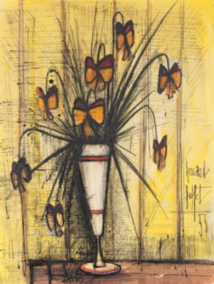  — Bouquet de fleurs papillon