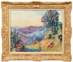 Coucher de soleil sur le Puy Barriou