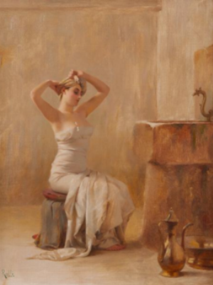 Femme à sa toilette, Egypte