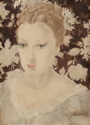 — Femme blonde à la tapisserie