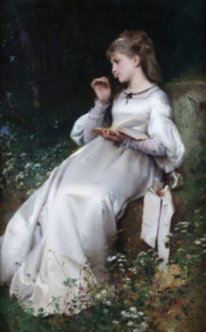 Jeune fille lisant une lettre