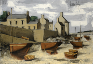 Le Conquet, le port à marée basse