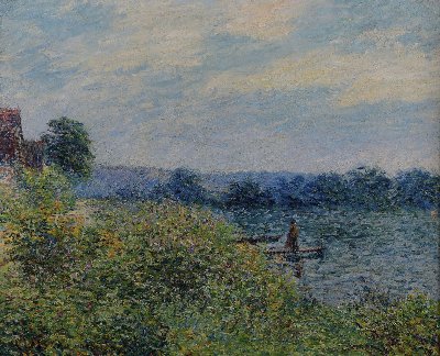 — Bord de l'Eure, effet du matin