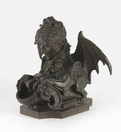 Autoportrait en chimère, encrier