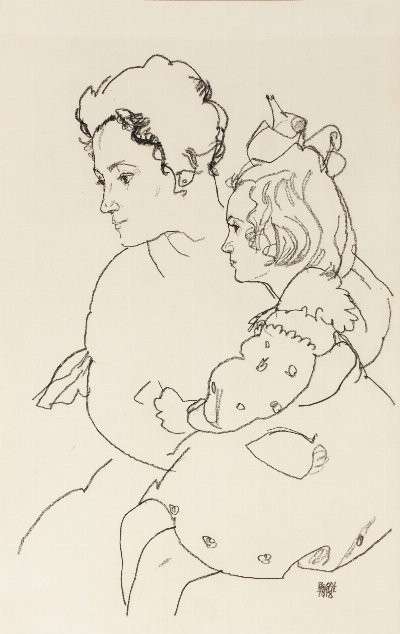  — Portrait de Mme Grünwald et de sa fille (Hélène et Lennie)