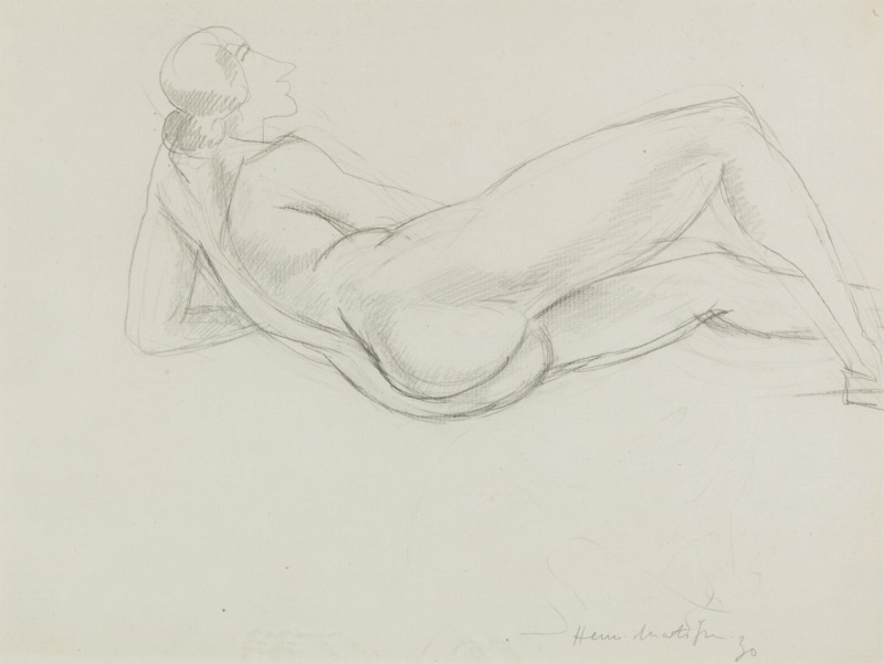 Henri Matisse (1869-1954) — Nu allongé, Nice, 1930