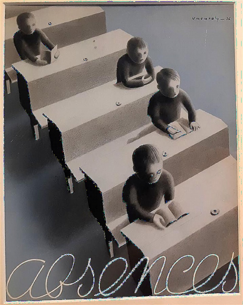 Victor VASARELY (1906-1997) — Absences, 1936