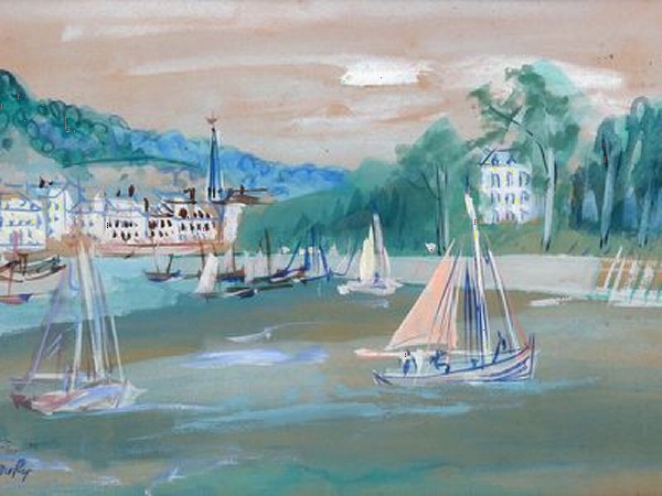 Jean DUFY (1888-1964) — Port de Honfleur