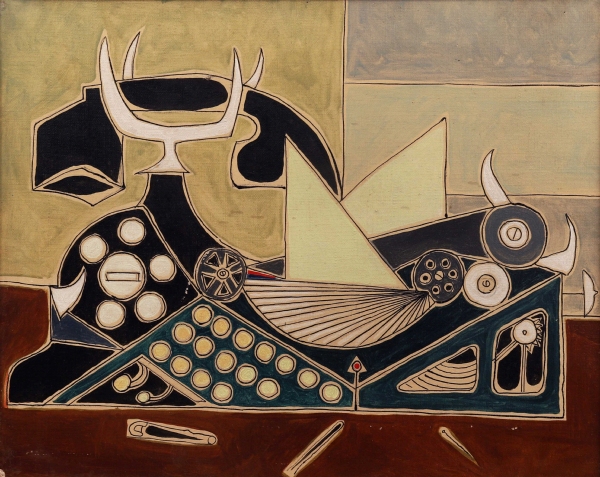 Oscar DOMINGUEZ (1906-1957) — \"Le téléphone\"