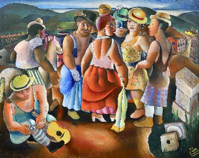 Troupe de musiciens et danseurs