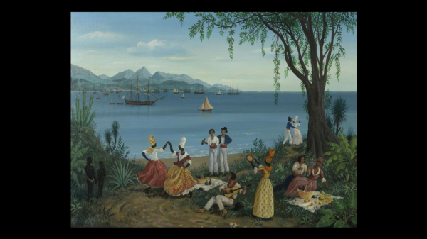 Gustave ALAUX (1887-1965) — Pique-nique au Cap Français