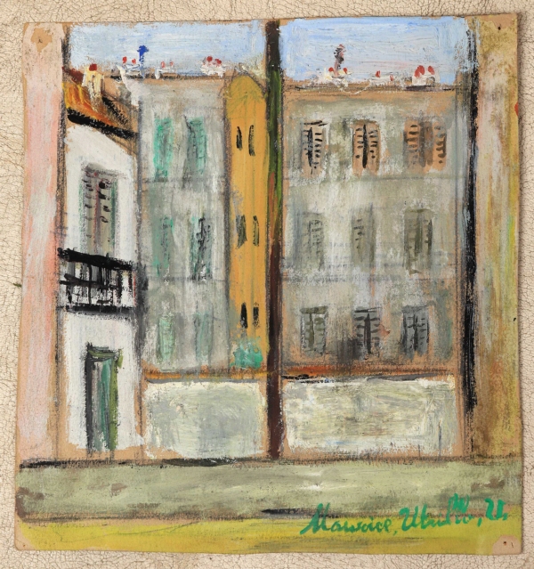Maurice UTRILLO (1883-1955) — Maisons à Montmartre