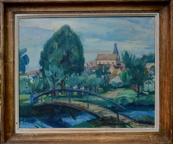 EPSTEIN Henri (1892-1944) — \"Vue d'Épernon\"