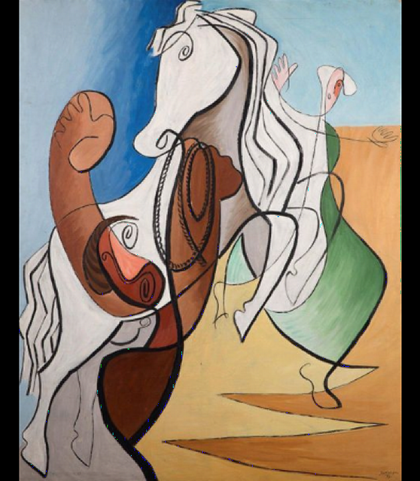 Léopold SURVAGE (1879-1968) — Le Cheval, 1933