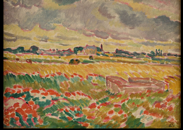 Louis VALTAT (1869-1952) — Champs de blé en Normandie, 1923