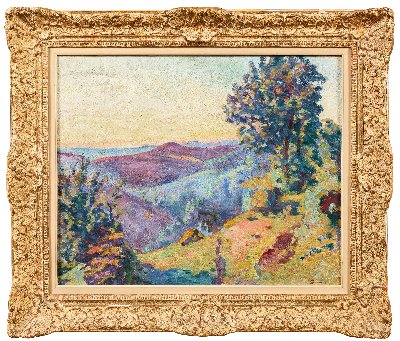 — Coucher de soleil sur le Puy Barriou