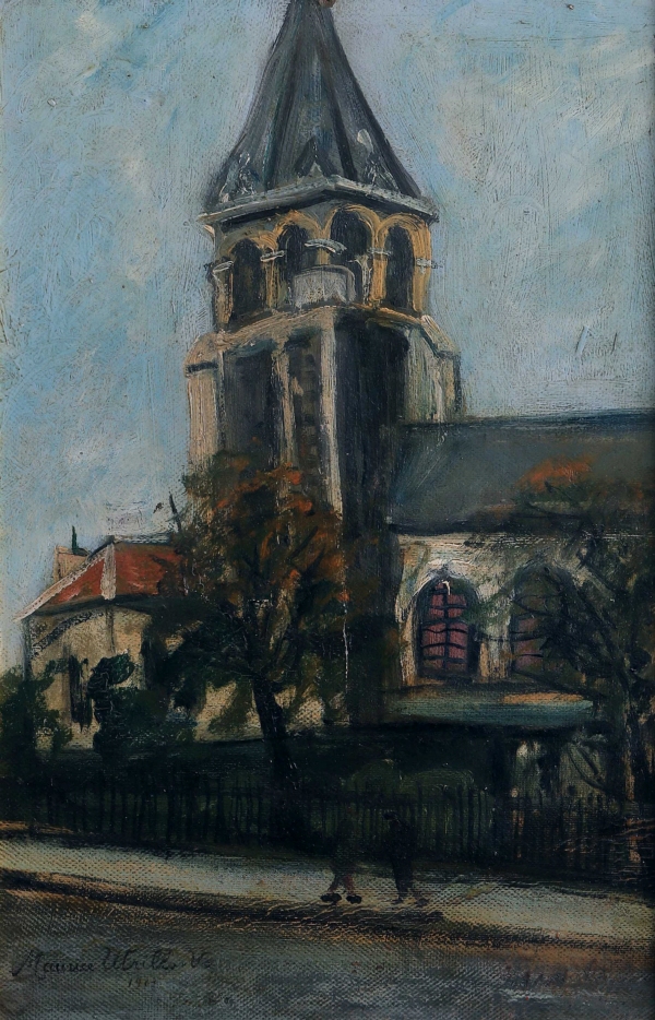 Maurice UTRILLO (1883-1955). — L'Église.