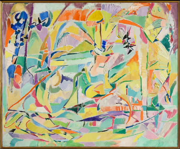 André LANSKOY (1902-1976) — Composition abstraite.