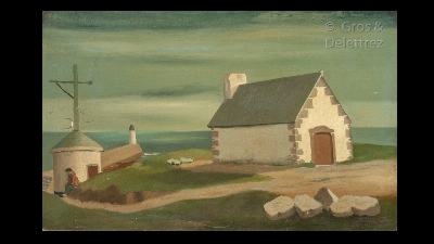 — Eglise et calvaire en Bretagne