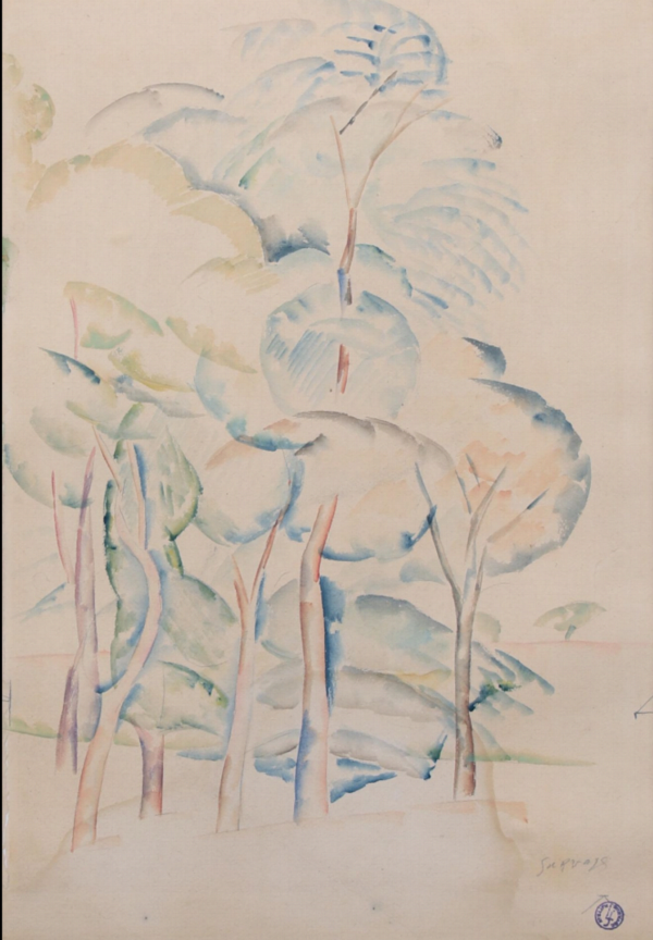 Léopold SURVAGE (1879-1968) — Les arbres