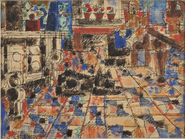 — Intérieur au chien endormi