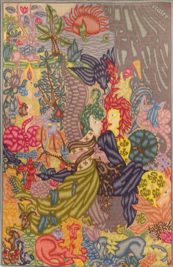 CLAIRE VASARELY (XXE SIÈCLE) — Adam et Eve