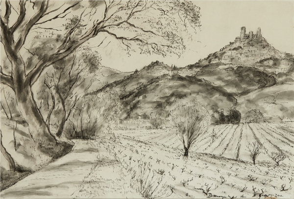 André Albert Marie DUNOYER de SEGONZAC (1884-1974) — Chemin de Grimault