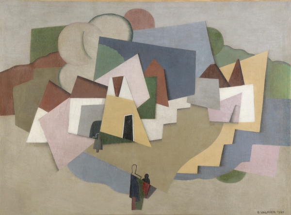 Georges VALMIER (1885-1937) — Le Village, 1925