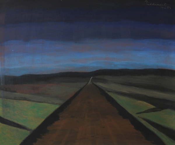 Léon SPILLIAERT (1881-1946) — La route vers la mer à Groenendijk, 1925