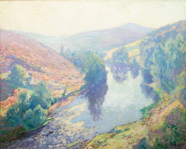 Paul MADELINE (1863-1920) — Matin dans la Vallée de la Creuse, 1916