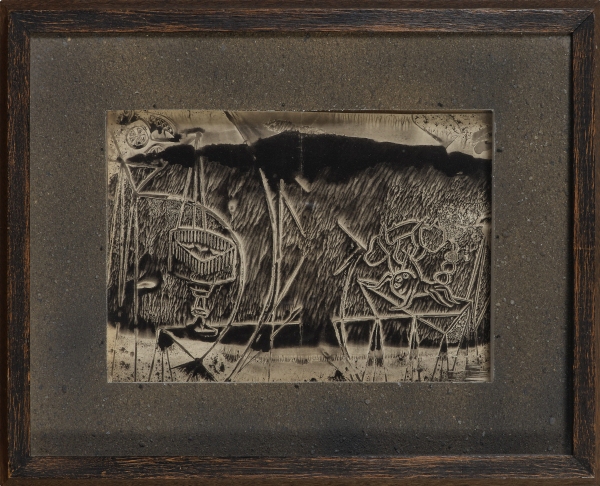 DOMINGUEZ [FRANCE-ESPAGNE] (1906-1957) — Verre de vin et scorpion