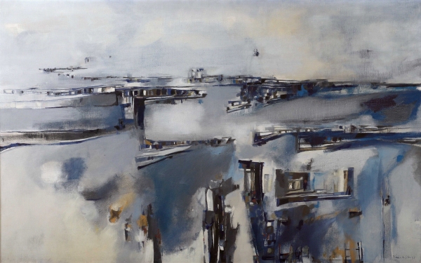 Maria Helena VIEIRA DA SILVA (1908-1992) — Port dans le Nord, 1957