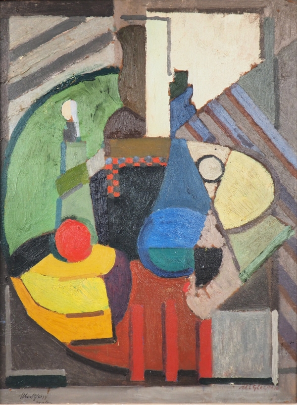 Albert GLEIZES (1881-1953) — Nature morte aux bouteilles, 1916