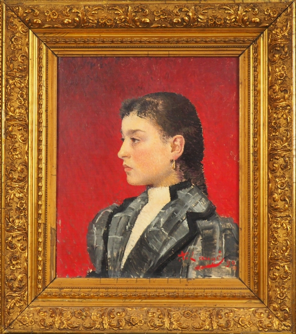 Achille LAUGÉ (1861-1944) — \"Portrait de Jeanne Sarraut.\"