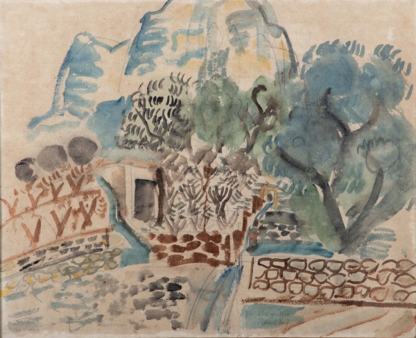 Raoul DUFY (1877-1953) — \"Les Restanques à Vence\" 1919