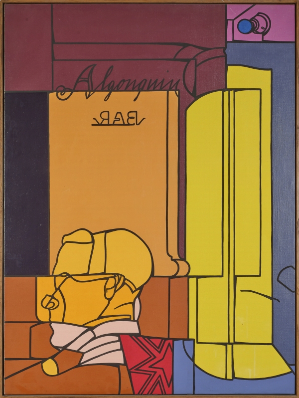 Valerio ADAMI (Né en 1935) — S.Fitzgerald al Hotel Algonquin, 1976