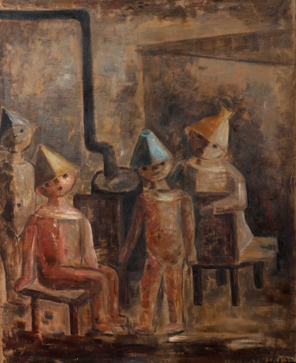 Tadeusz MAKOWSKI (1882-1932) — Les petits modèles, 1929