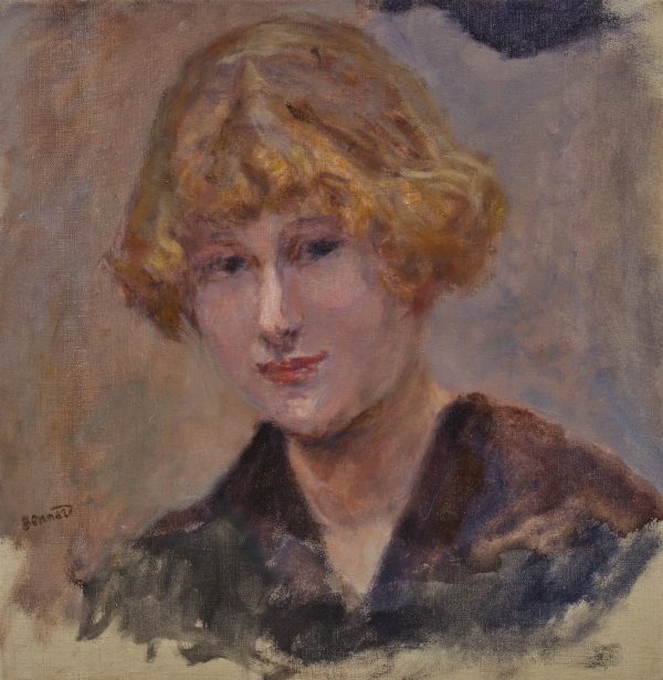 Pierre BONNARD (1867-1947) — Jeune fille regardant à gauche, circa 1921