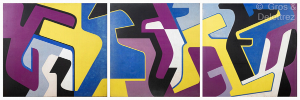Wifredo ARCAY OCHANDARENA (1925-1997) — Triptyque I, II, III, 1952